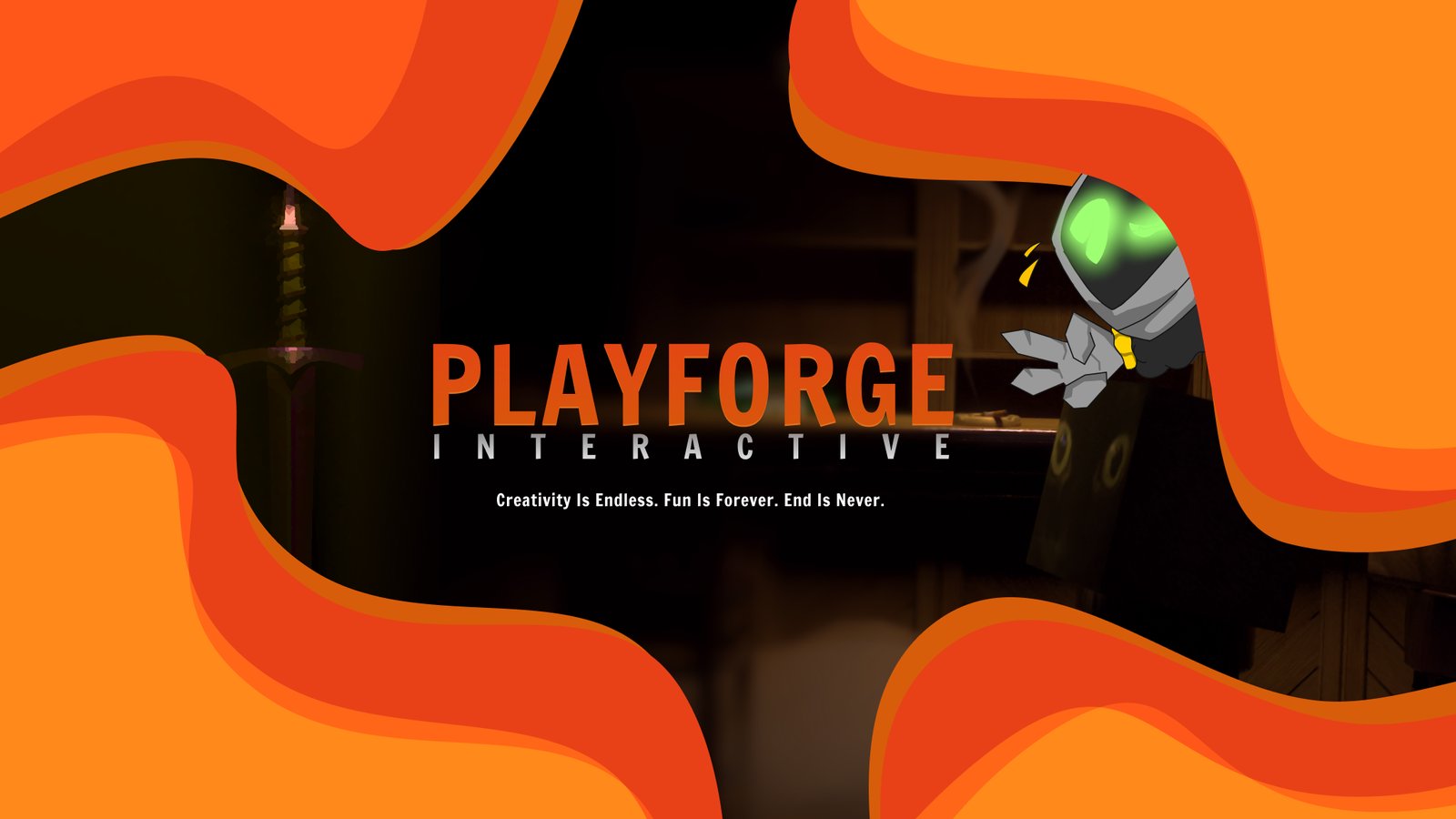 Playforge, ein YouTube-Kanalbanner